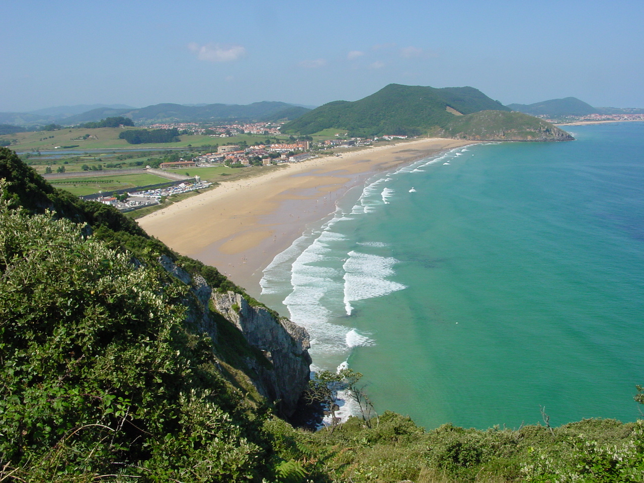 Vista de Playa de Berria