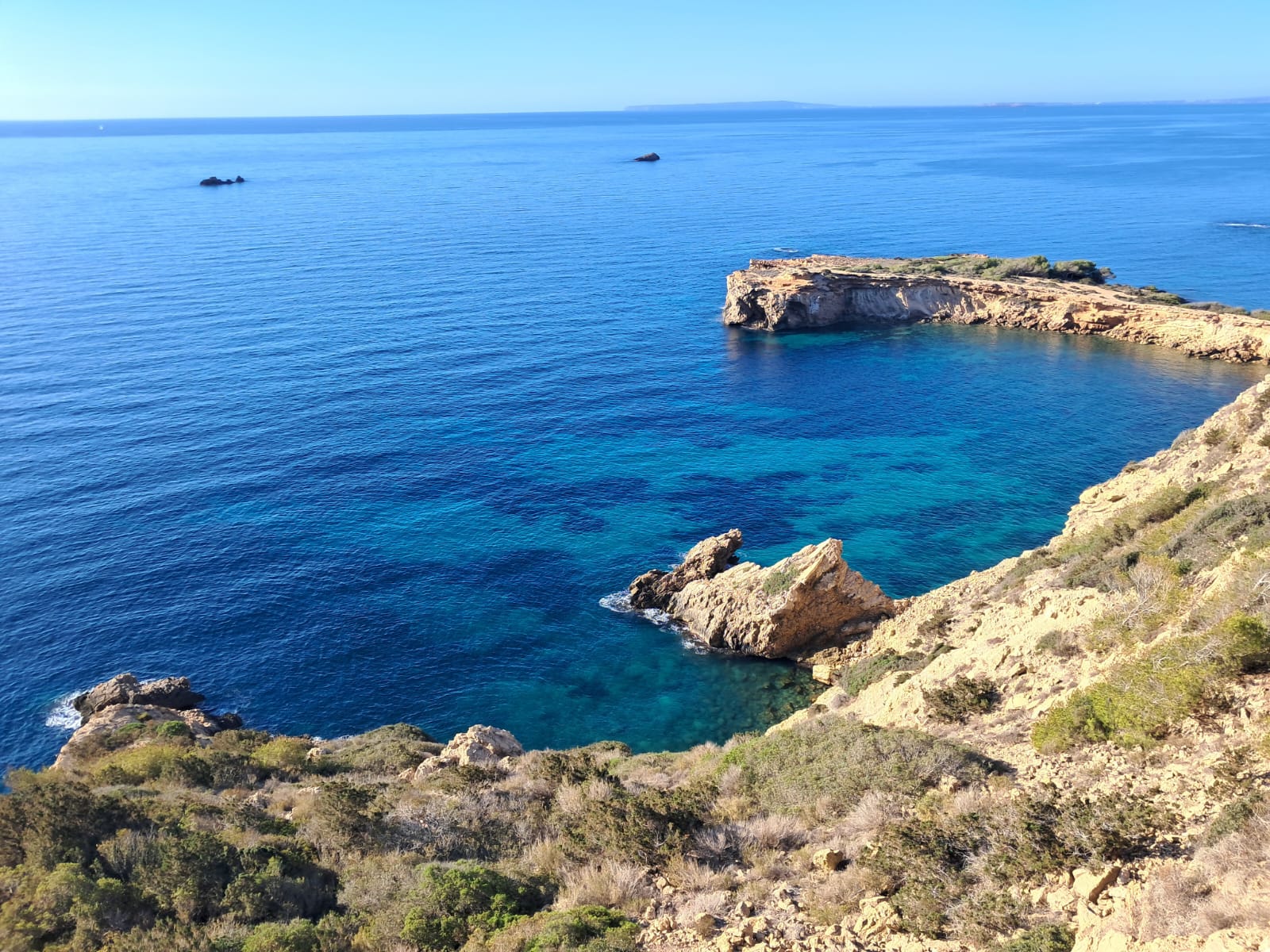 Vista de Cala de la Salut