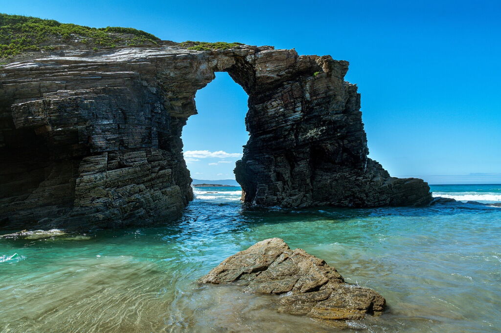 Vista de Praia das Catedrais