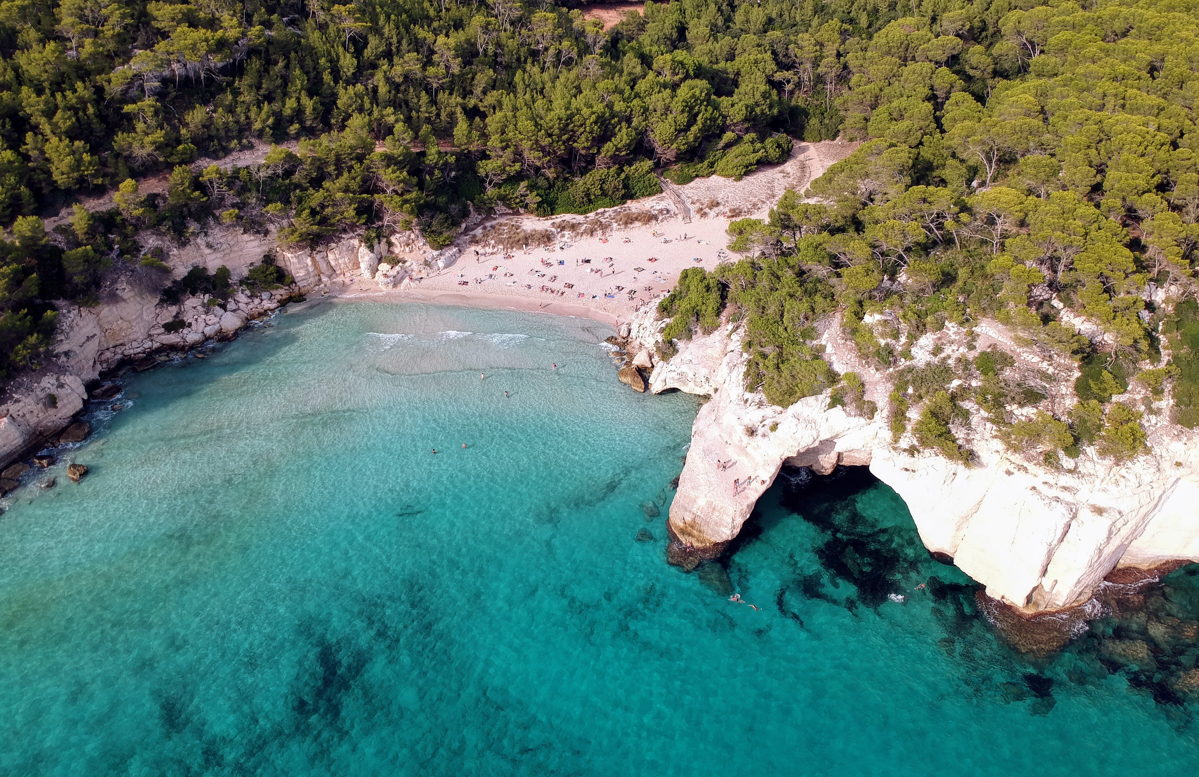 Vista de Cala Mitjana